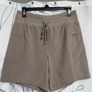 Alia Women's Taupe Cargo Shorts